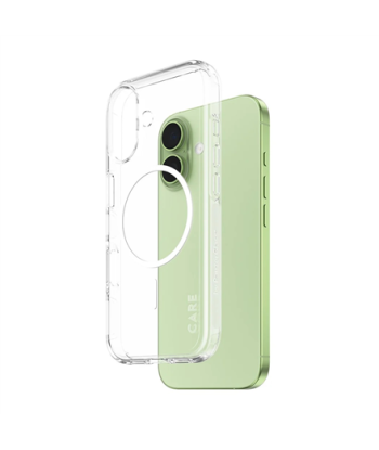 PanzerGlass Flagship Case, Back cover, Apple, iPhone 17, Recycled plastic, Transparent, Urban Explorer w. White MagSafe
