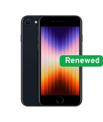 Apple Renew Grade C, iPhone SE (2nd Gen, 2020), Black, 4.7", Retina HD, A13 Bionic, 3 GB, 128 GB, iOS