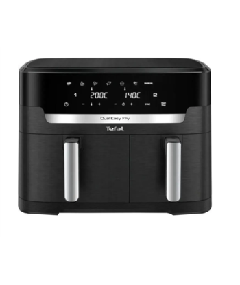 Kuumaõhufritüür TEFAL, EY942HE0 Easy Fry Dual XXL, Power 2700 W, Capacity 11 L, Black