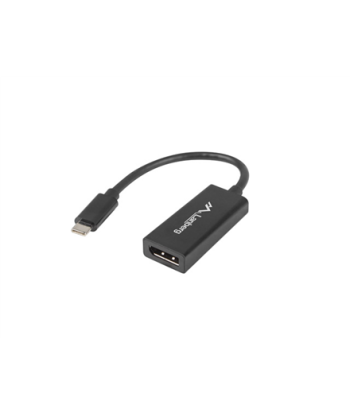 Lanberg USB-C(M) 3.1--Displayport(F) Adapter cable 15cm, Black
