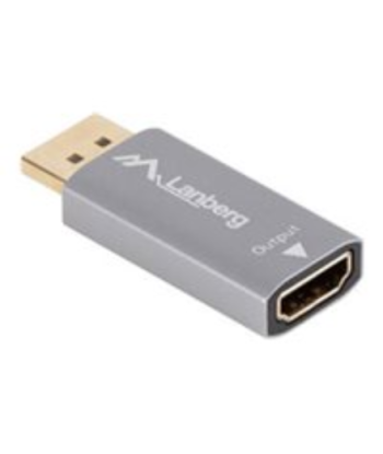 Lanberg Displayport (M)--HDMI(F) Adapter 4K, Silver