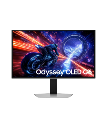 Samsung LS27FG602SUXEN, 27", OLED, QHD, 16:9, 500 Hz, 0.03 ms, 2560 x 1440 pixels, 300 cd/m², HDMI ports quantity 2, Silver