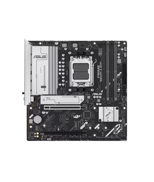 Asus PRIME B850M-A WIFI, Processor family AMD, Processor socket AM5, DDR5, Supported hard disk drive interfaces SATA, M.2