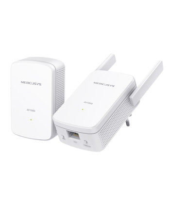 Mercusys, AV1000 Gigabit Powerline Wi-Fi Kit, MP510 KIT, 1000 Mbit/s, Ethernet LAN (RJ-45) ports 1, 802.11n