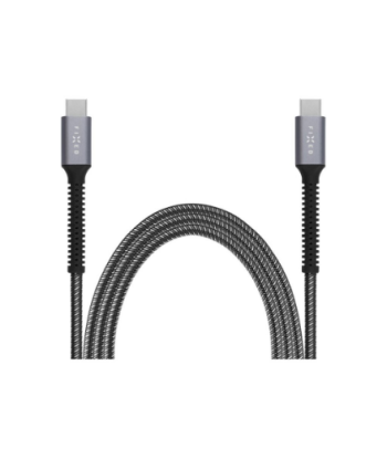 Fixed | Armor Cable USB-C/USB-C, 2 m, 240W | FIXDA-CC2-GR