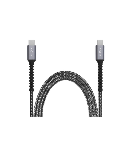 Fixed | Armor Cable USB-C/USB-C, 2 m, 240W | FIXDA-CC2-GR