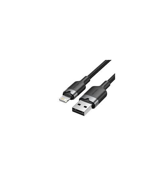 CABLE USB2.0 TO LIGHTNING/1M BLACK LANBF VENTION