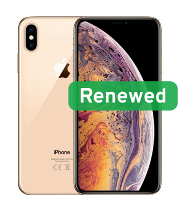 Grade C, Apple iPhone XS Max, 6.5" Super Retina HD, 4G, 64GB, Gold, iOS, Apple Renew