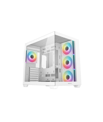 Deepcool CG530 4F WH, White, Mid Tower, Power supply included No