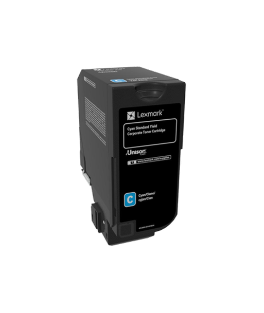 Tooner Lexmark Corporate, 74C2SCE, Cyan