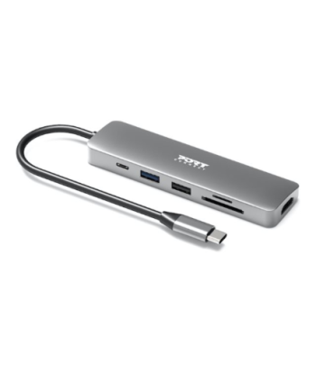 PORT CONNECT Docking Type C 5 in 1 - 1 x 4K HDMI - PD 100W - Retail BtoC Only | PORT CONNECT