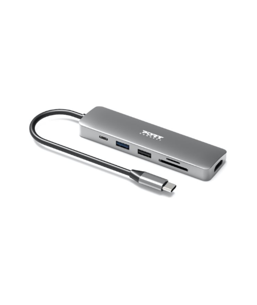 PORT CONNECT Docking Type C 5 in 1 - 1 x 4K HDMI - PD 100W - Retail BtoC Only | PORT CONNECT