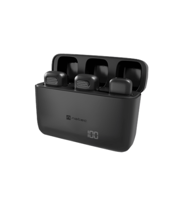 Natec, Microphone, NMI-2254, Built-in microphone, Wireless, Black