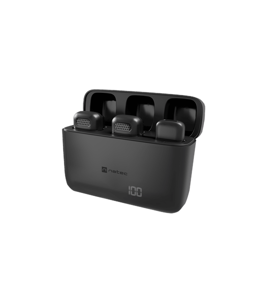 Natec, Microphone, NMI-2254, Built-in microphone, Wireless, Black