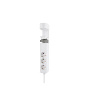 Neomounts DS22-840WH6 Desk socket with clamp and USB-C and USB-A ports - Quick charging | Neomounts