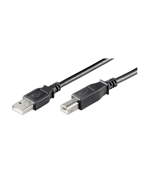 Goobay, USB 2.0 Hi-Speed cable, USB-A to USB-B USB 2.0 male (type A), USB 2.0 male (type B)