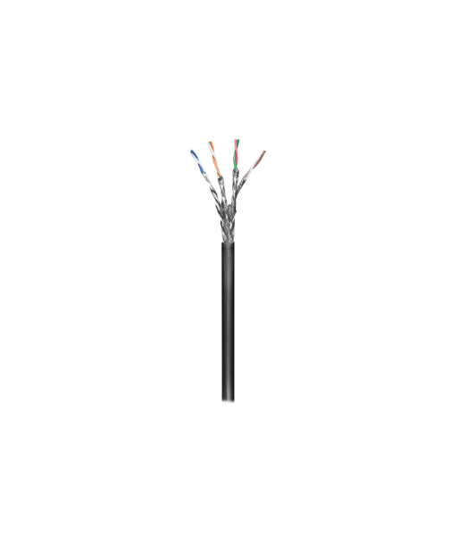 Goobay 77624 CAT 6 outdoor network cable, S/FTP (PiMF), black, 100m. | Goobay