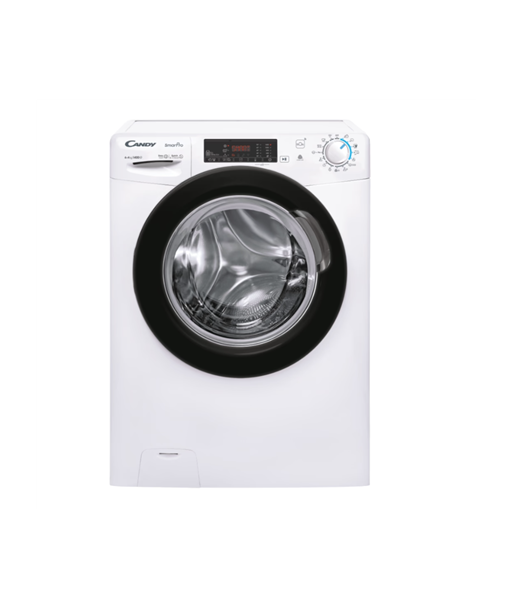 Pesumasin kuivatiga Candy, CSHW4645TWB3/1-S, Energy efficiency class C/E, Front loading, Washing capacity 6 kg, 1400