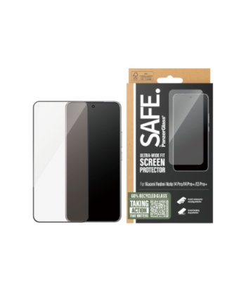 SAFE.PanzerGlass Screen Protector Xiaomi Redmi Note 14 Pro 14 Pro+ 13 Pro+ Ultra-Wide Fit, PanzerGlass