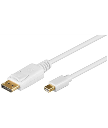 Goobay Mini DisplayPort adapter cable 1.2 52858 1 m, Gold-Plated connectors