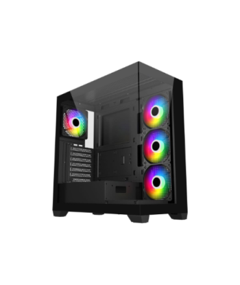 FSP Case, M340-BA, Black, Mid Tower, Power supply included No