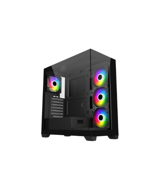 FSP Case, M340-BA, Black, Mid Tower, Power supply included No