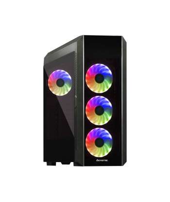 Case CHIEFTEC Scorpion 3 GL-03B-OP MidiTower Not included ATX MicroATX MiniITX Colour Black GL-03B-OP