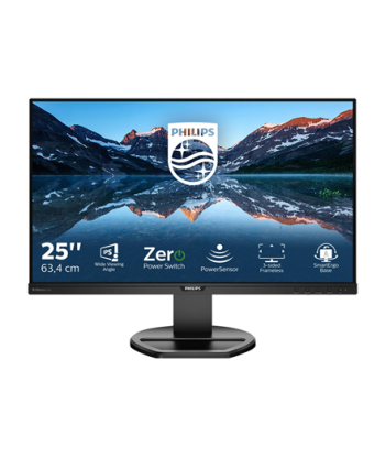 Philips, 252B9/00, 25", IPS, WUXGA, 16:10, 60 Hz, 5 ms, 1920 x 1200 pixels, 300 cd/m², HDMI ports quantity 1, Black