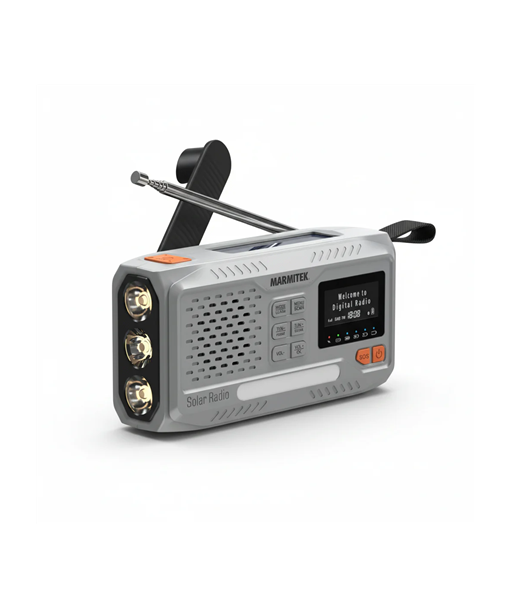 Marmitek RESQ 100 outdoor radio, Gray | Marmitek