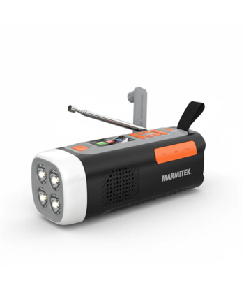 Marmitek RESQ 200 outdoor radio, Black | Marmitek