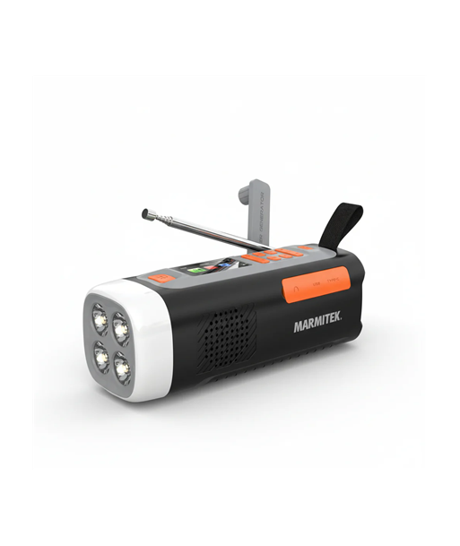 Marmitek RESQ 200 outdoor radio, Black | Marmitek