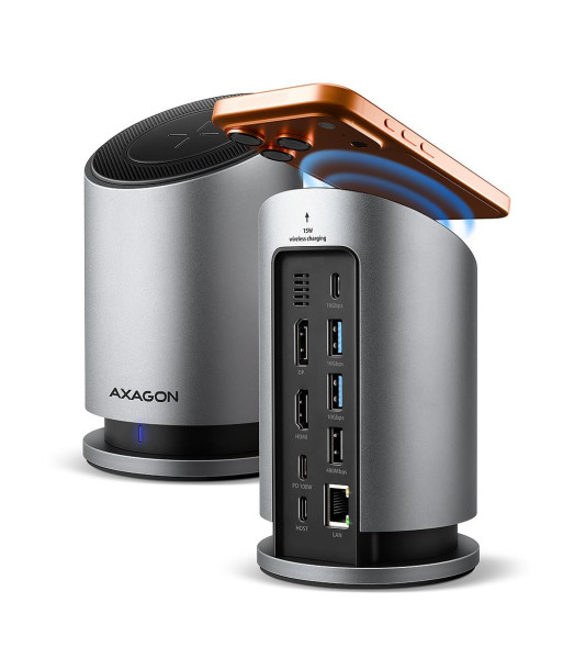 I/O HUB USB-C 9IN1 WRL/0.6M HMC-WL9 AXAGON