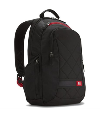 Case Logic DLBP114K Fits up to size 14.1", Black, Backpack,