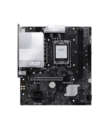 MSI PRO H810M-B, Processor family Intel H810, Processor socket LGA1851, DDR5, Supported hard disk drive interfaces SATA, M.2