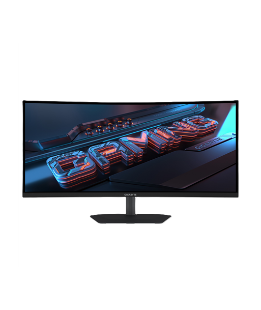 Gigabyte, G34WQC2 EK, 34", VA, WQHD, 200 Hz, 1 ms, 3440 x 1440 pixels, 450 cd/m², HDMI ports quantity 2