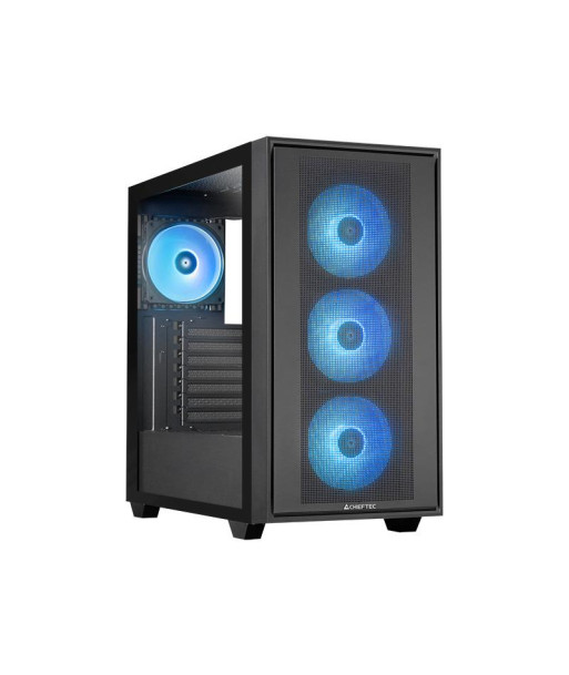 Case CHIEFTEC HUNTER 3 MidiTower Case product features Transparent panel Not included ATX EATX MicroATX MiniITX Colour Black