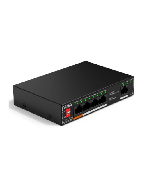 Switch DAHUA PoE ports 4 60 Watts SF1005P