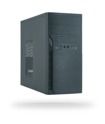 Case CHIEFTEC HO-12B MidiTower Not included MicroATX Colour Black HO-12B-OP