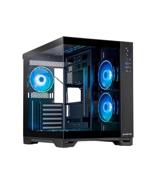Case CHIEFTEC VISIO GM-30B-TG-OP MidiTower Case product features Transparent panel Not included ATX MicroATX MiniITX Colour