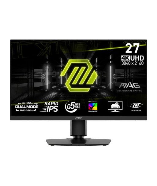 LCD Monitor MSI MAG 272URDF E16 27" Gaming/4K Matte Panel IPS 3840x2160 16:9 160Hz 0.5 ms Colour Black MAG272URDFE16
