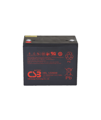 CSB Battery Battery 12V 6Ah 25W Pb F2 | HRL1225W