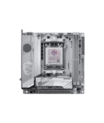 MSI MPG X870I EDGE TI EVO WIFI, Processor family AMD, Processor socket AM5, DDR5, Supported hard disk drive interfaces SATA, M