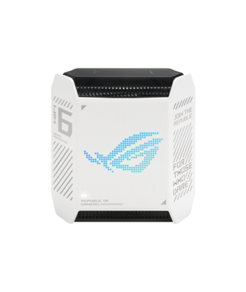Asus Wifi 6 802.11ax Tri-band Gigabit Gaming Mesh Router GT6 ROG Rapture (1-Pack) 802.11ax, 10/100/1000 Mbit/s, Ethernet LAN