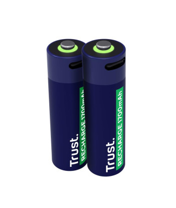 BATTERY RECH. LI-ION AA 1.5V/1700MAH USB-C 2P 25584 TRUST