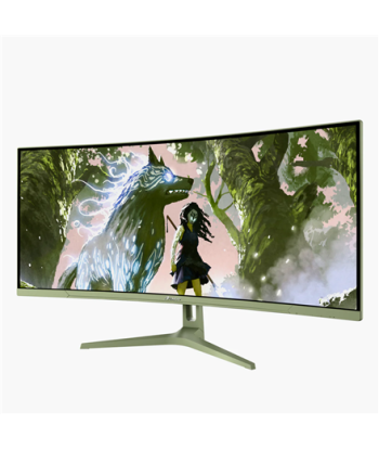 Arozzi, Nova, 34", VA, UWQHD, 21:9, 165 Hz, 1 ms, 3440 x 1440 pixels, 350 cd/m², HDMI ports quantity 2, Forest Green