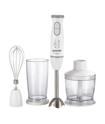 Gorenje, Blender, HBC564QW, Hand Blender, 560 W, Number of speeds Variable, Chopper, White