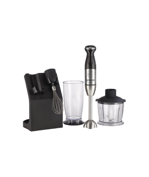 Gorenje, Blender, HBC807QB, Hand Blender, 800 W, Jar material Plastic, Jar capacity 0.5 L, Chopper, Black
