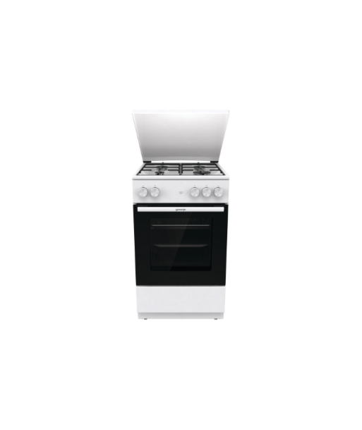 Pliit Gorenje, GG5A14WJ, Hob type Gas, Oven type Gas, White, Width 50 cm, Depth 59.4 cm, 70 L