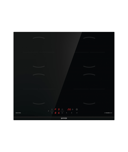 Pliidiplaat Gorenje, GI6401BCE, Induction, Number of burners/cooking zones 4, Touch control, Timer, Black