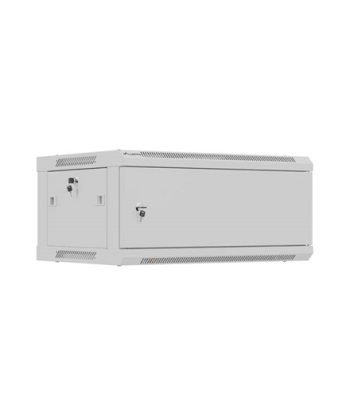 Lanberg Wall mounted installation cabinet 19" 4U 600X450 | WF01-6404-00S | Gray